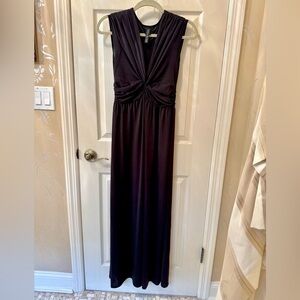 Elegant Black Sleeveless Maxi Dress